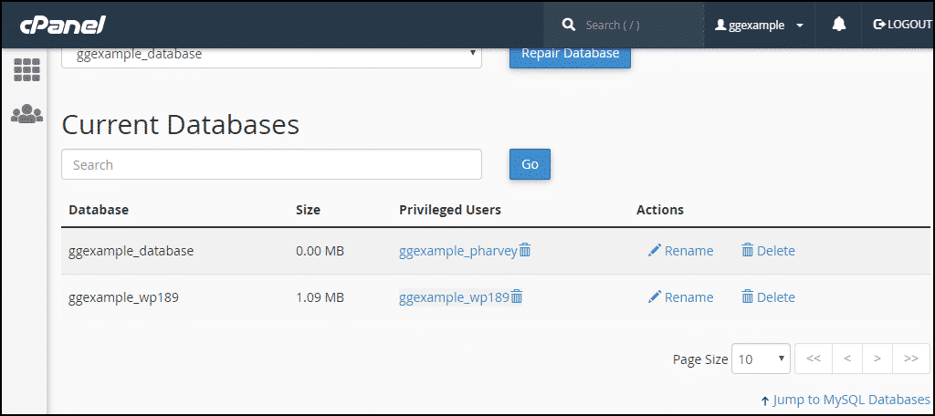 如何在cPanel - GreenGeeks中建立新的MySQL数据库和用户 - 雷竞技下载app官网